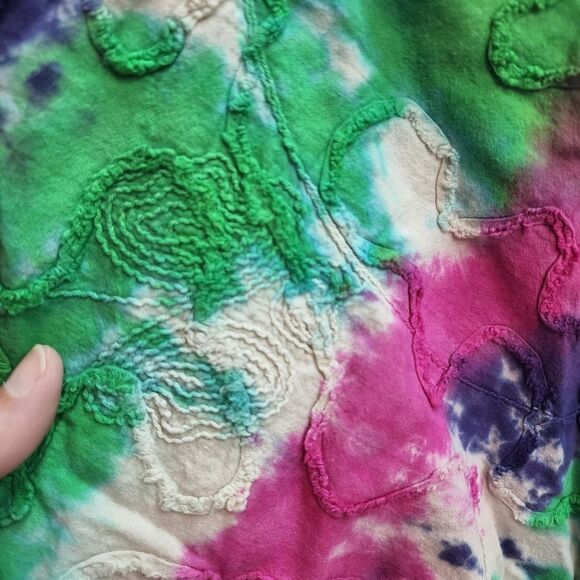 Max Studio Tie Dye Textured Cotton Skirt Size Small - Picture 4 of 8